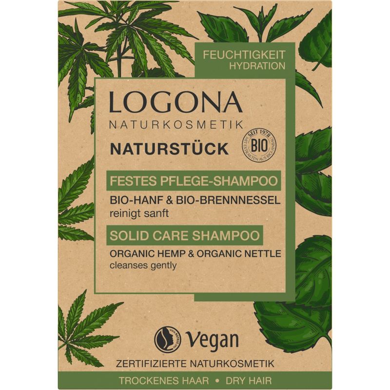 Logona Festes Pflege Shampoo Bio-Hanf & Bio-Brennnessel - Produktbild