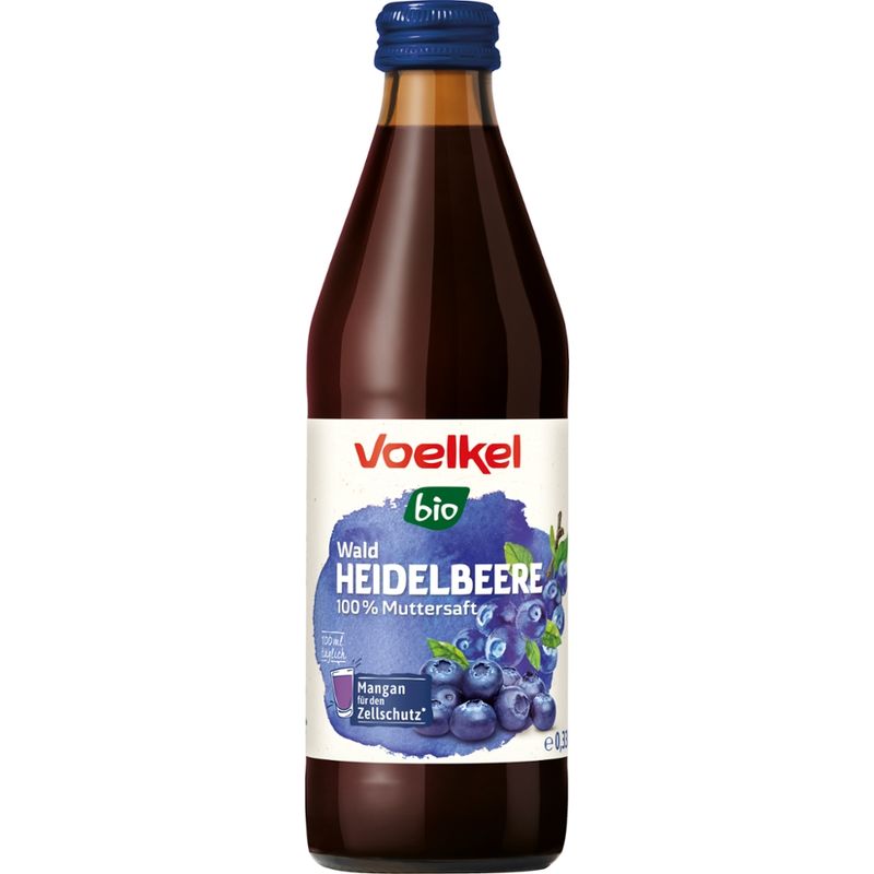 Voelkel Waldheidelbeere 100% Muttersaft - Produktbild