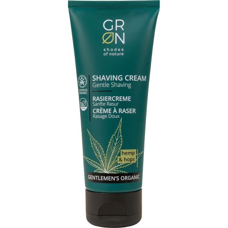 GRN GRN [GRÜN] Rasiercreme Sanfte Rasur Bio-Hanf & Bio-Hopfen - Gentlemen's Organic - Produktbild