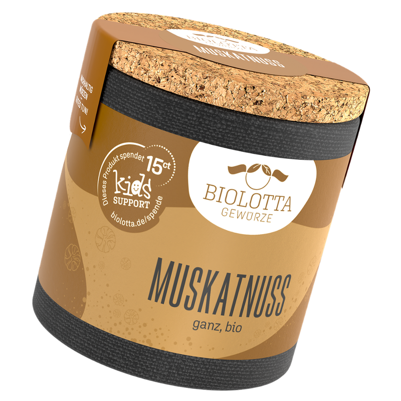Biolotta Biolotta Korkdose Muskat ganz, bio - Produktbild