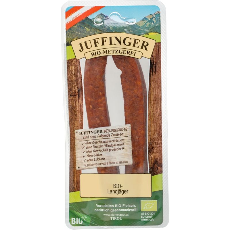 Juffinger Bio-Metzgerei BIO-Landjäger 1 Paar - Produktbild
