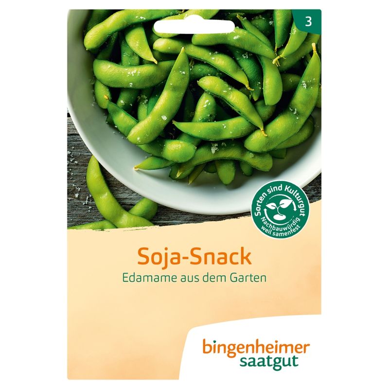 Bingenheimer Saatgut Soja Snack-Edamame - Green Shell (Saatgut) - Produktbild