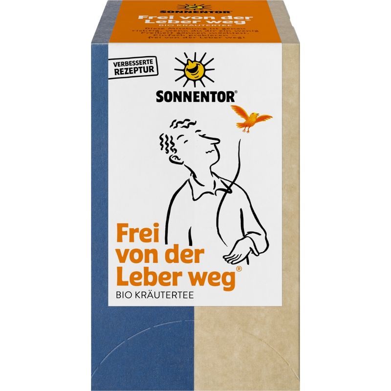 Sonnentor Frei von der Leber weg® Tee Wieder gut!®, Doppelkammerbeutel - Produktbild
