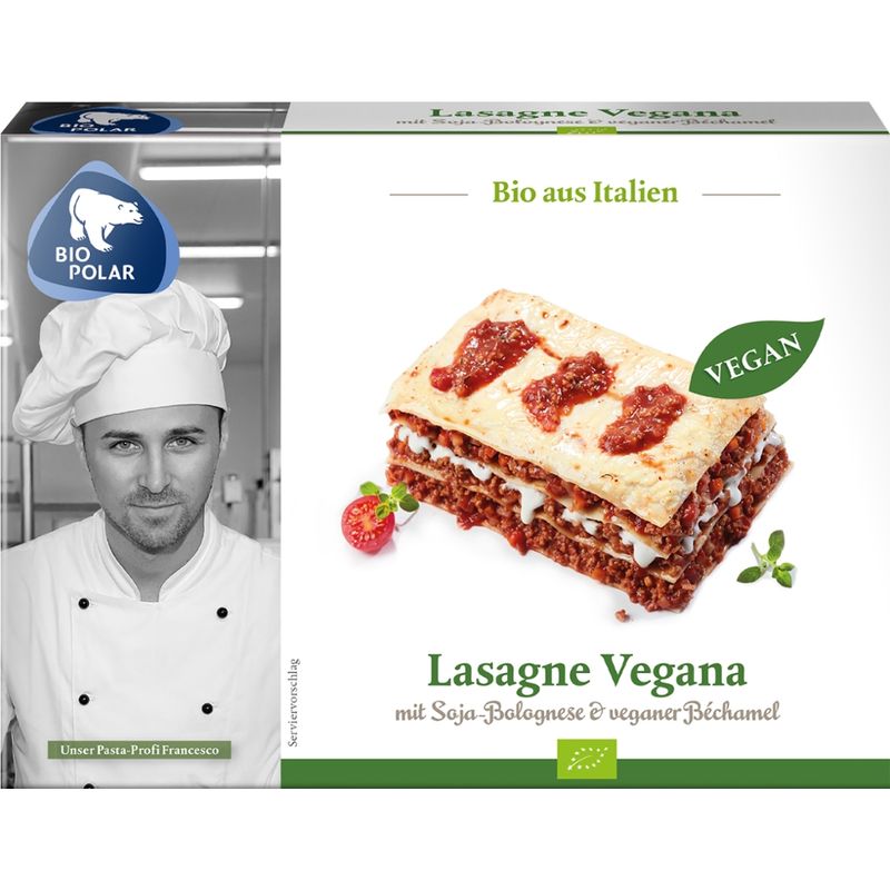 Biopolar Bio Lasagne Vegana, 400 g - Produktbild
