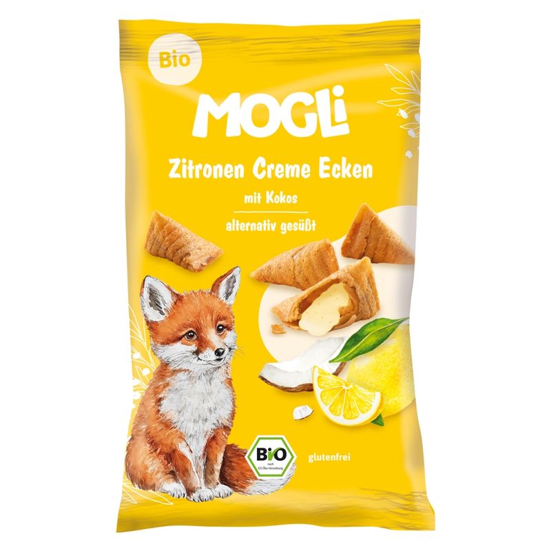 Mogli Bio Zitronen Creme Ecken - Produktbild