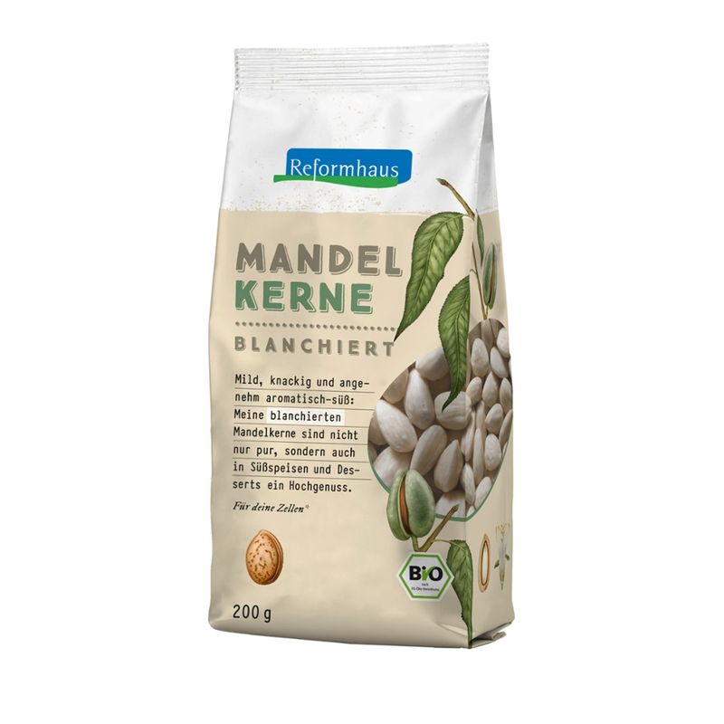 Reformhaus Mandeln, blanchiert bio - Produktbild