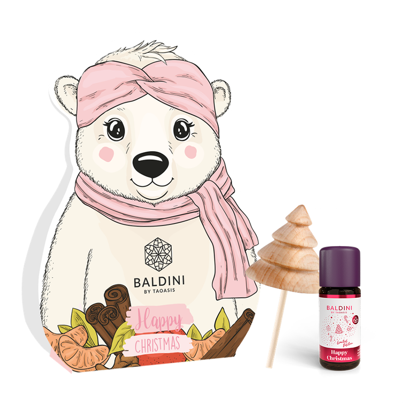 Baldini Baldini Weihnachts-Duftset Eisbär mit Happy Christmas - Produktbild