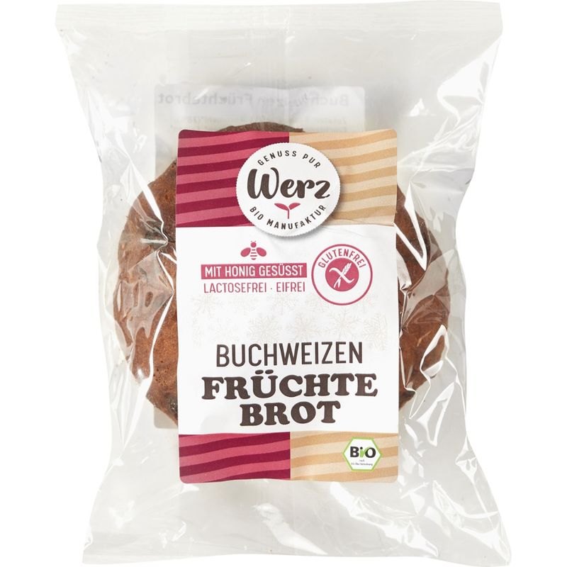 Naturkornmühle Werz Buchweizen Früchtebrot, Vollkorn, glutenfrei - Produktbild