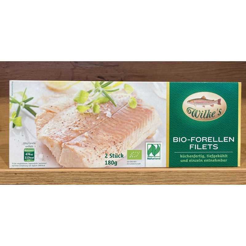 Wilke's Bioforellenfilet tiefgekühlt, 180 g - Produktbild
