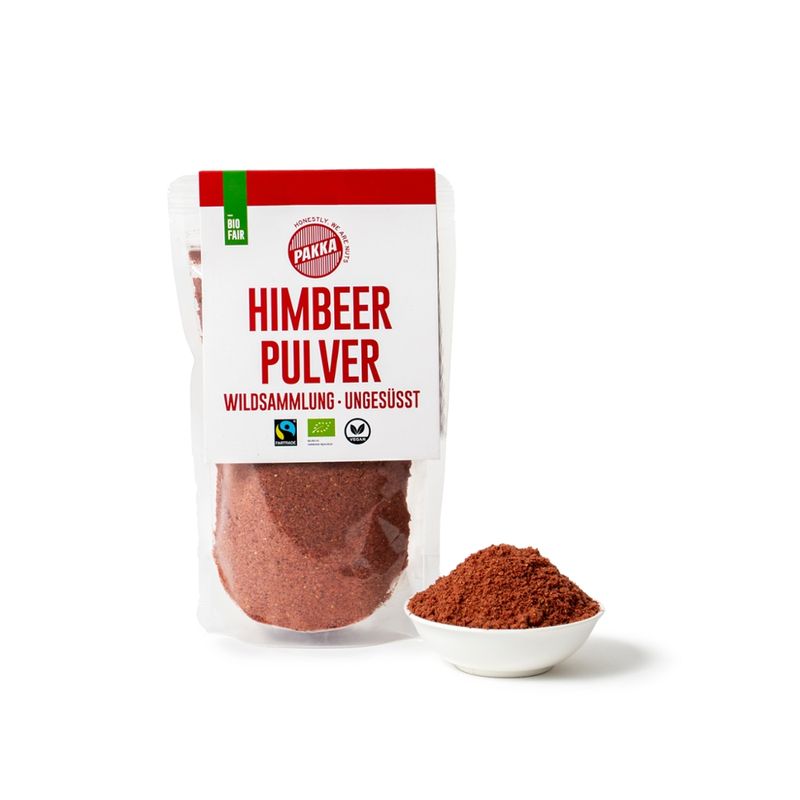 Pakka Himbeerpulver, Bio, Fairtrade, 125g - Produktbild