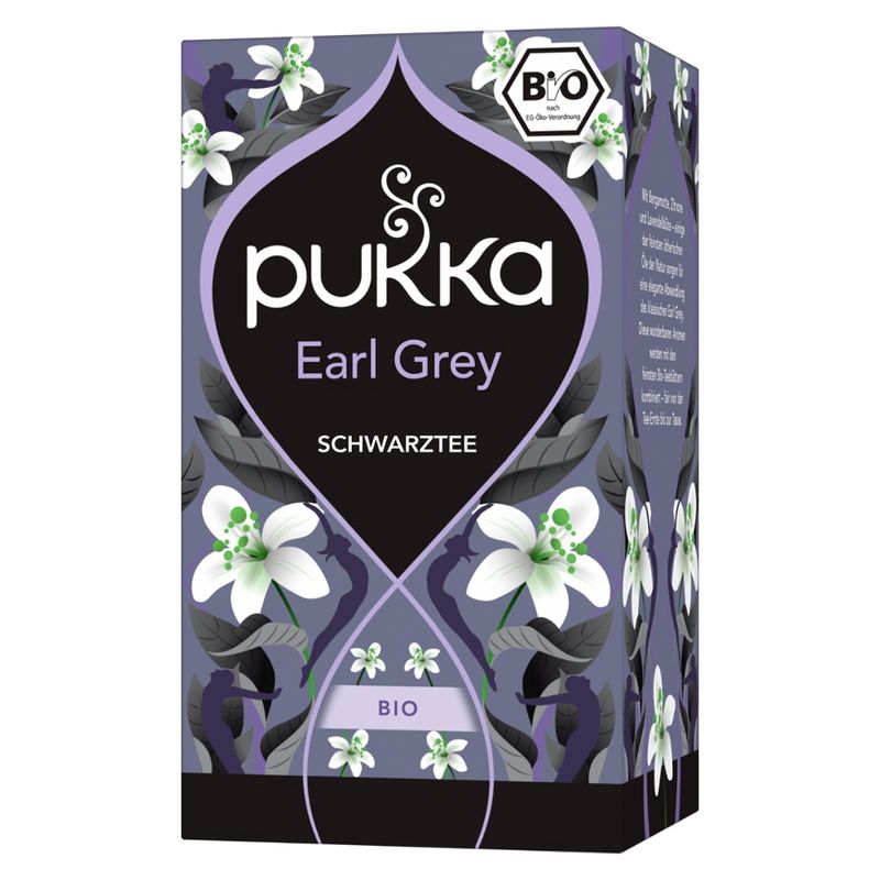 Pukka Pukka Bio-Schwarztee Earl Grey, mit 20 Teebeuteln - Produktbild