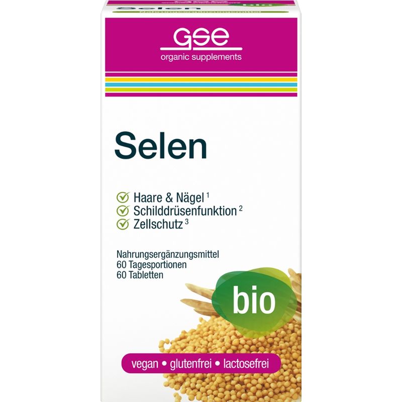GSE  Selen Compact (Bio), 60 Tabletten à 500 mg - Produktbild