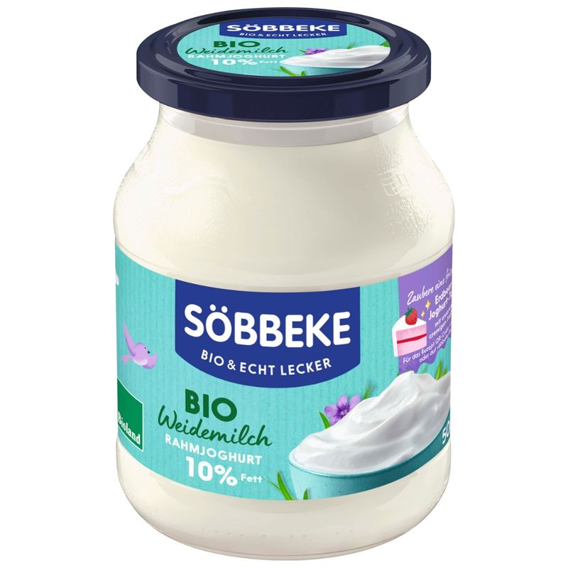 Söbbeke Bio Weidemilch Rahmjoghurt 10 % Fett - Produktbild
