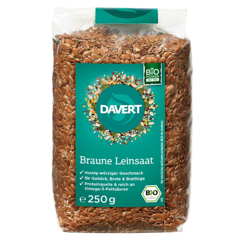Davert Braune Leinsaat 250g - Produktbild