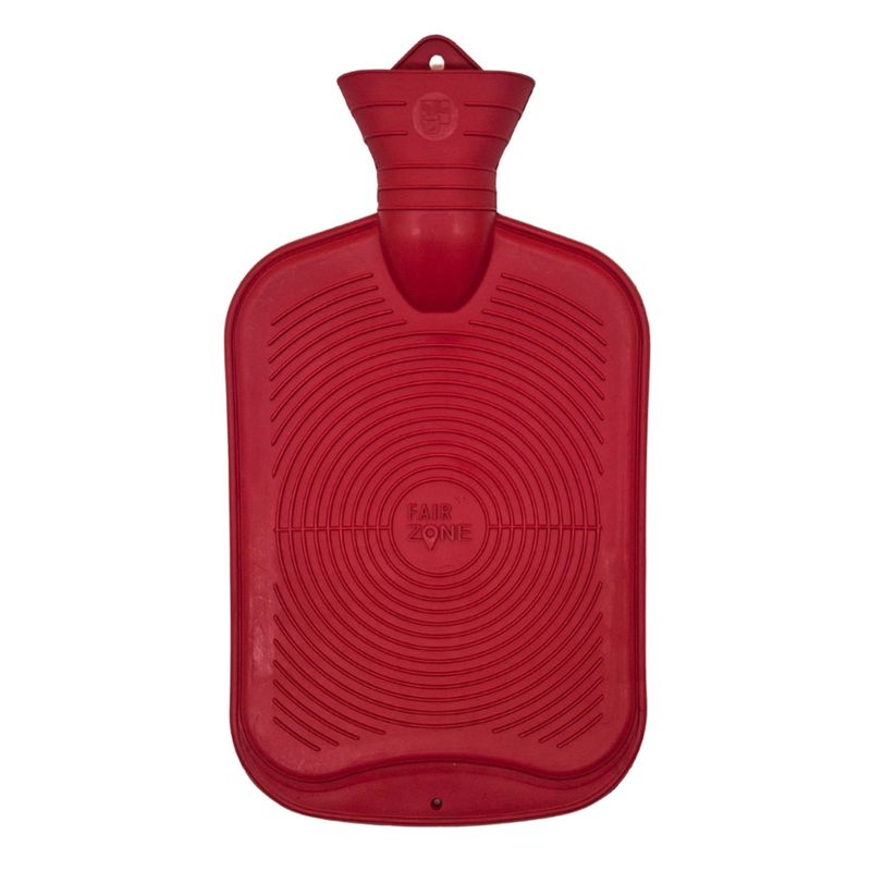 FAIR ZONE FAIR ZONE Wärmflasche 2 Liter Rot- FSC 100% - Produktbild