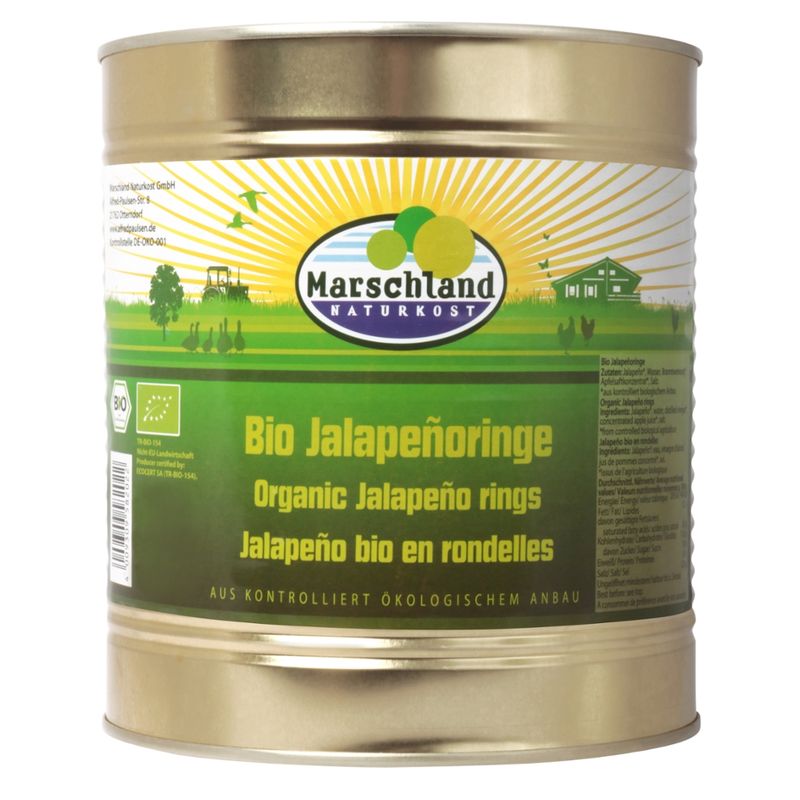 Marschland  Bio-Jalapeño Ringe 3.100 ml Ds. MARSCHLAND - Produktbild