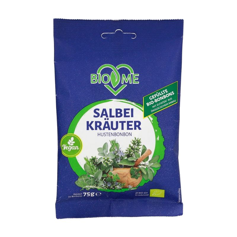 BIO loves Me Bio-Bonbons gefüllt mit 19 Kräutern und Fenchel - Produktbild