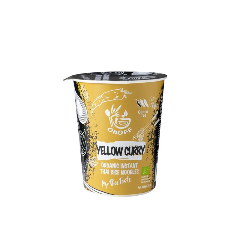 ONOFF spices Organic Instant Noodle Soup Yellow Curry - Produktbild