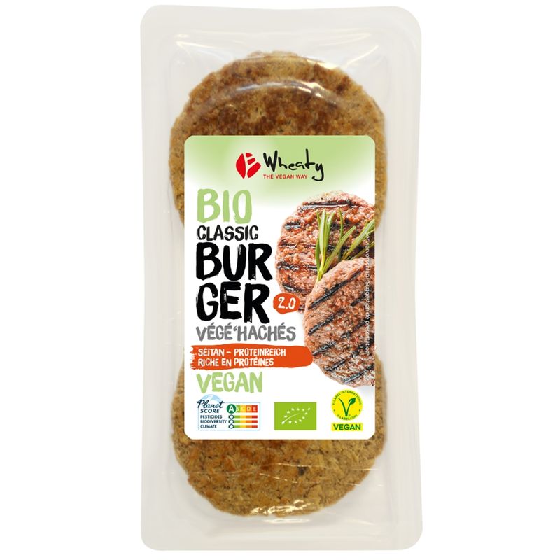 Wheaty Wheaty Vegan Classic Burger 2.0 - Produktbild