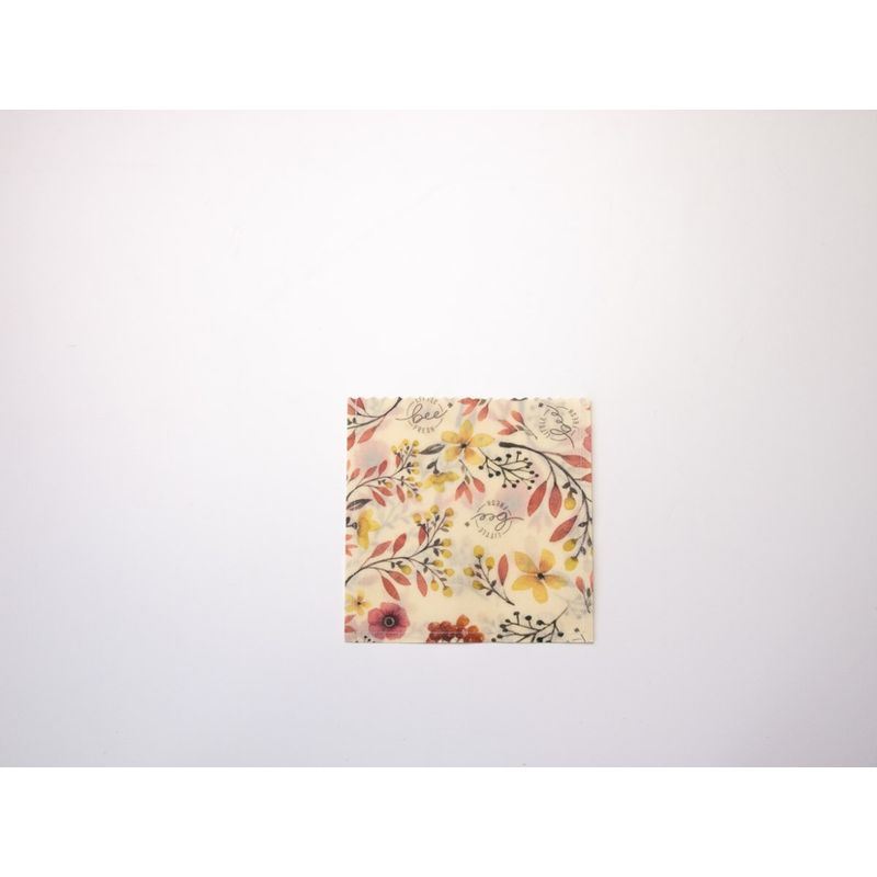 little bee fresh Bio-Bienenwachstuch Beutel Klein –  ca. 14 x 14 cm - Rosa - Produktbild
