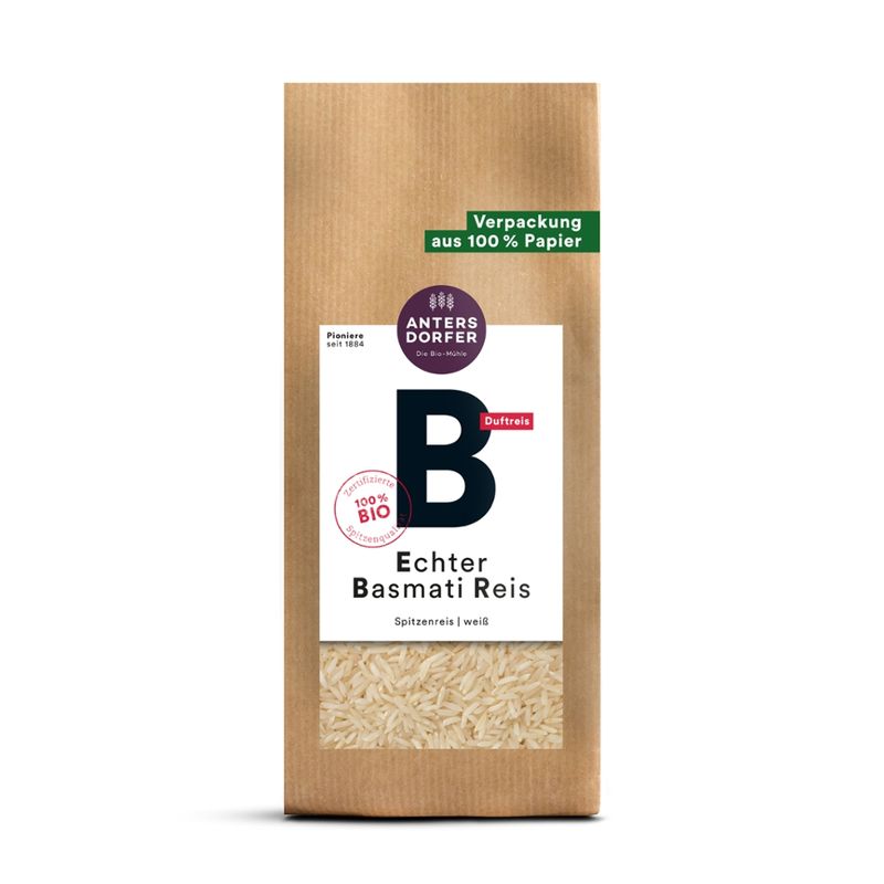 Antersdorfer - Die Bio-Mühle Bio Echter Basmati Reis weiß - Produktbild