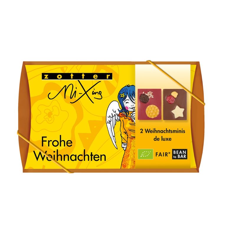 Zotter Schokolade 2 Weihnachtsminis de luxe - Produktbild