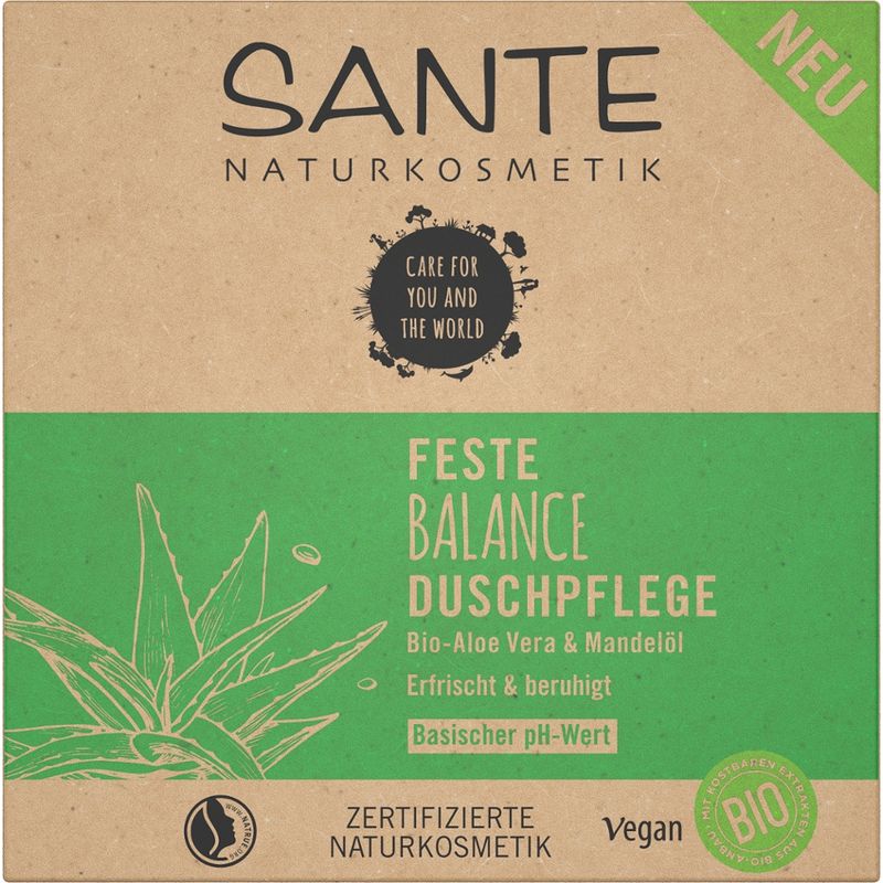 Sante Feste Balance Duschpflege Bio-Aloe Vera & Mandelöl - Produktbild