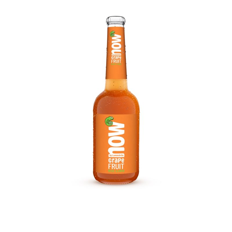 now now Bio Limo Grape Fruit 0,33l - Produktbild