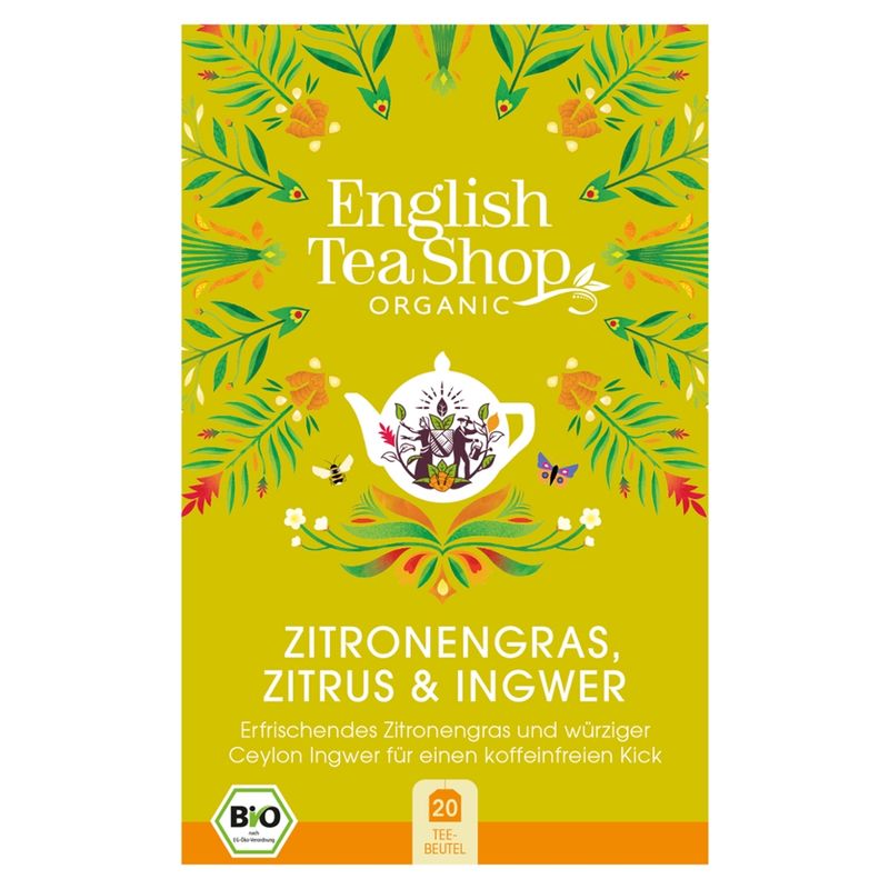 English Tea Shop English Tea Shop - Zitronengras, Zitrus & Ingwer, BIO, 20 Teebeutel - Produktbild