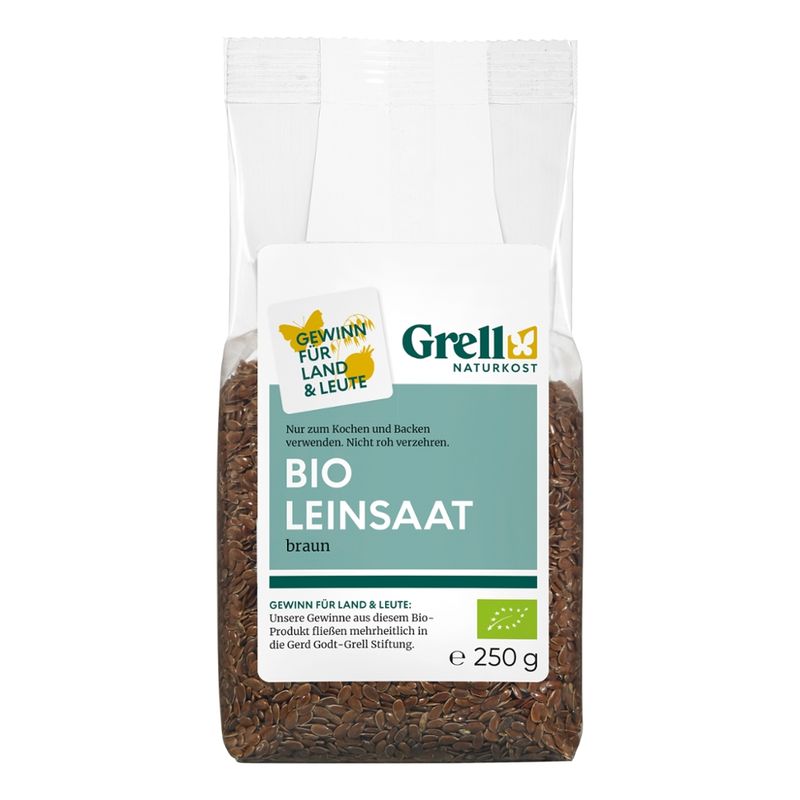 Grell Naturkost Leinsaat braun - Produktbild