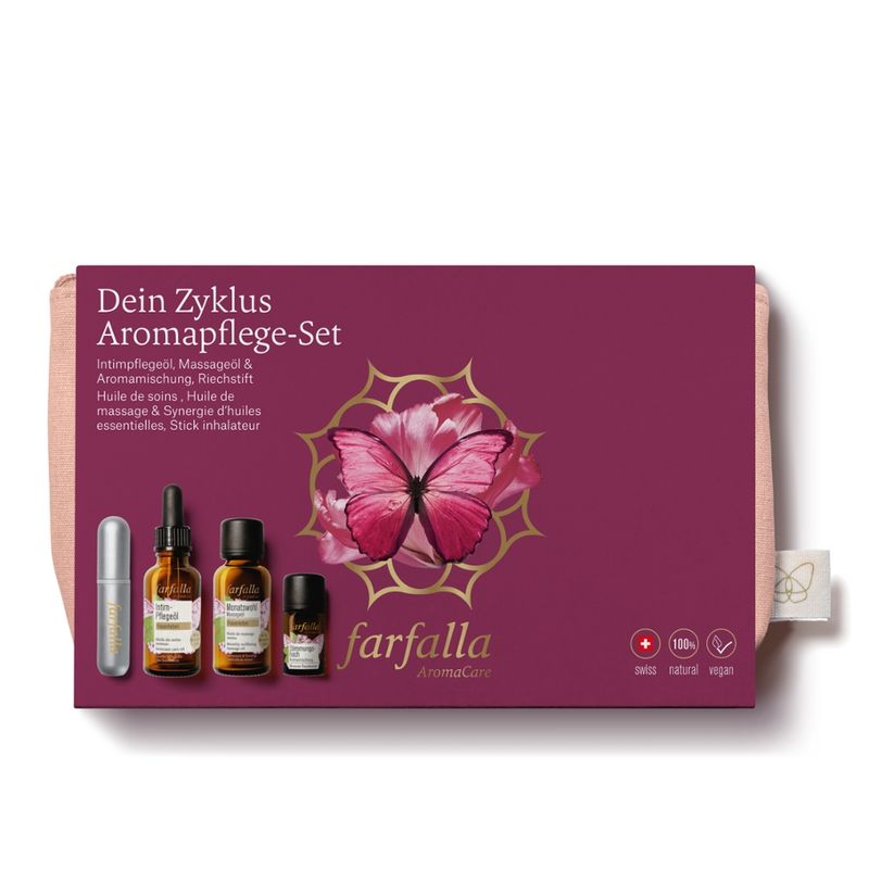 farfalla Dein Zyklus Aromapflege Set - Produktbild