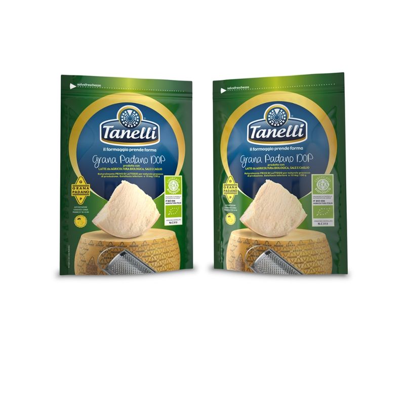 TANELLI  Grana Padano DOP BIO gerieben - Produktbild