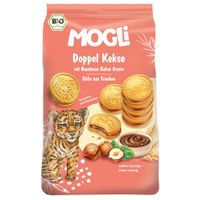 Bio Doppel Kekse Haselnuss Kakao 100g - Produktbild