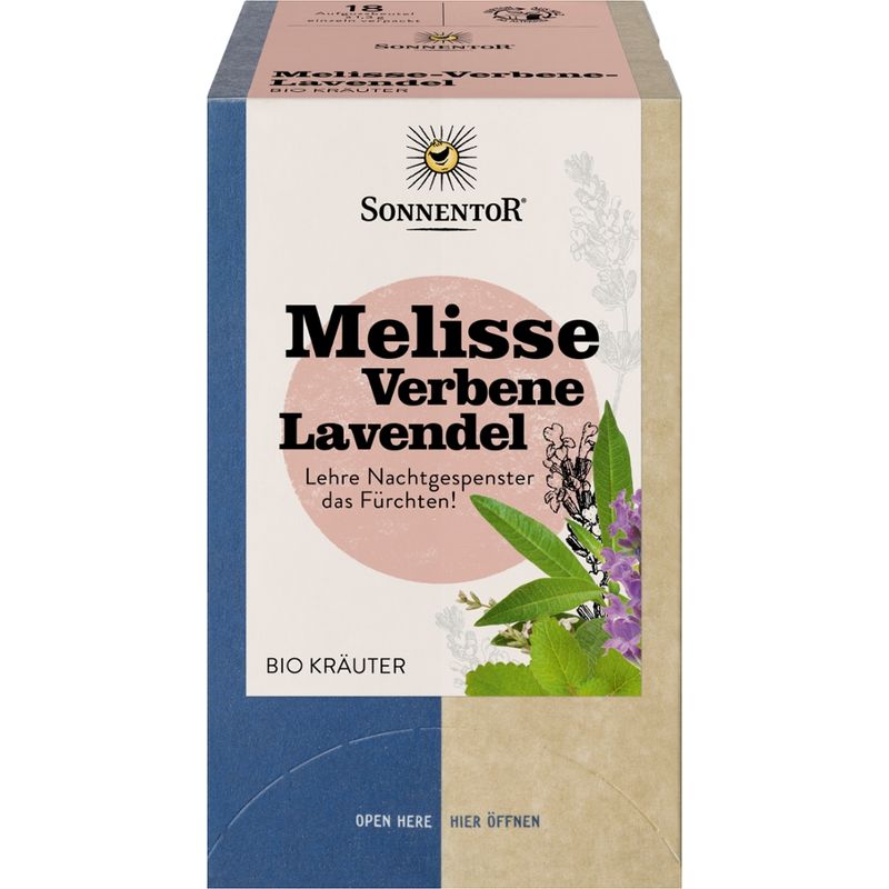 Sonnentor Melisse-Verbene-Lavendel, Doppelkammerbeutel - Produktbild
