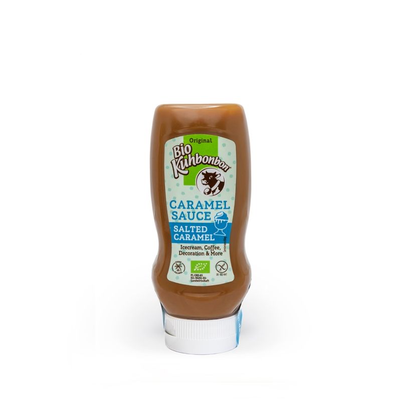 Kuhbonbon Kuhbonbon Salted Caramel Sauce BIO, 250 gr - Produktbild