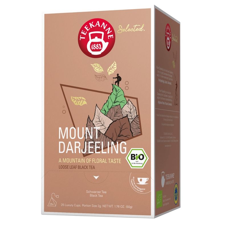 Teekanne Selected BIO Luxury Cup Mount Darjeeling RFA 8x25 - Produktbild