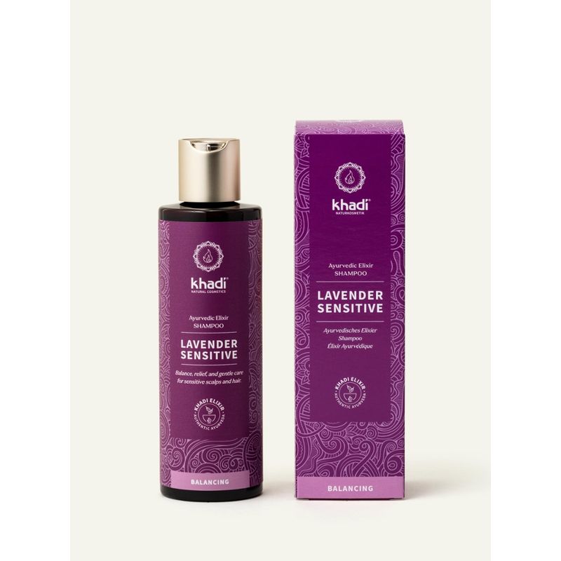 khadi Naturprodukte khadi Ayurvedic Elixir Shampoo Lavender Sensitive - Produktbild