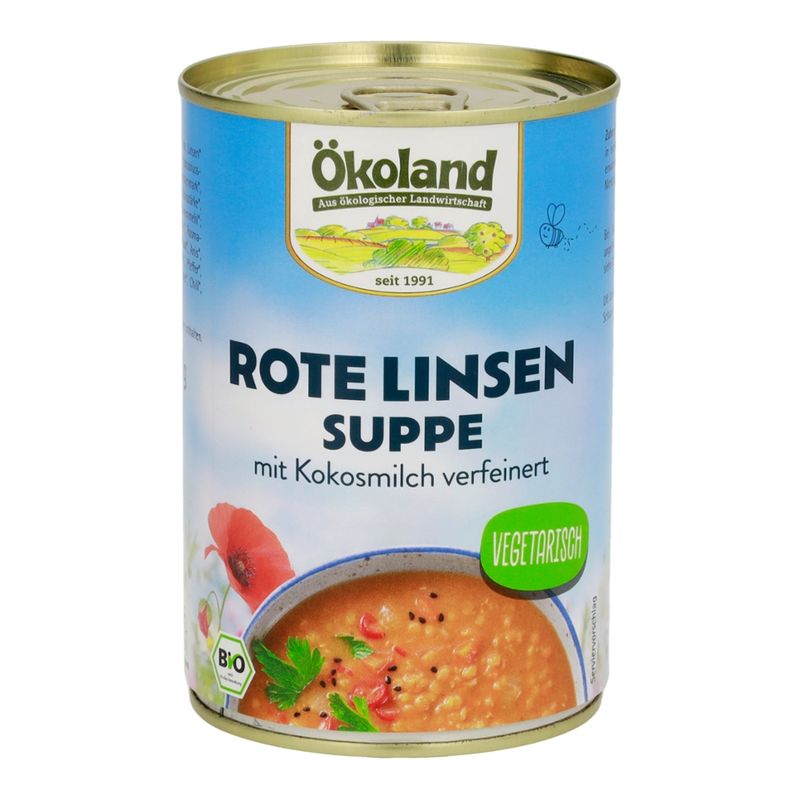 ÖKOLAND Rote Linsensuppe - Produktbild