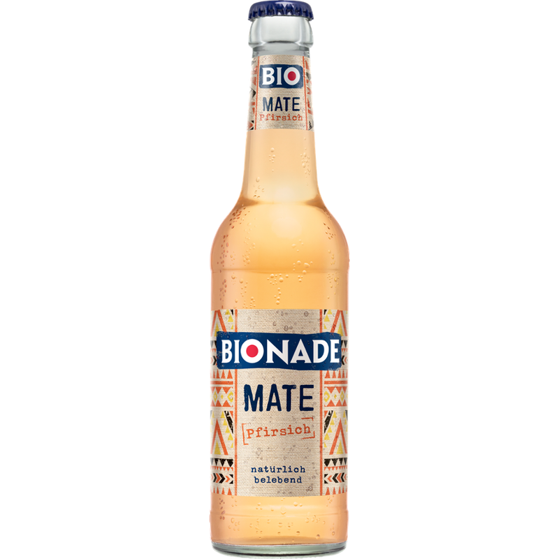 BIONADE Bionade Mate Pfirsich Mehrweg Kasten 12x0,330 - Produktbild