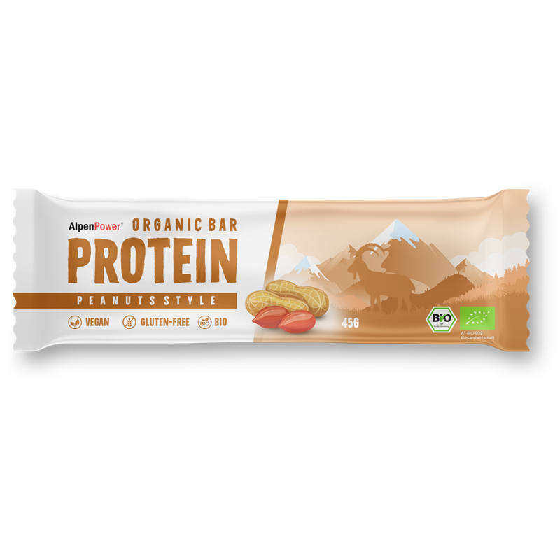Alpenpower Bio Protein Riegel- Peanut Style - Produktbild