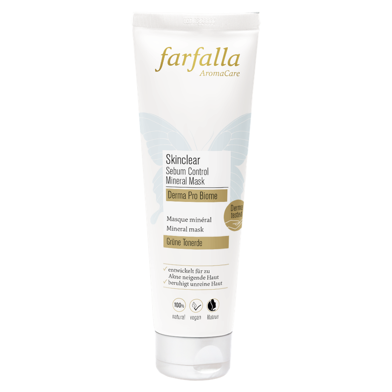 farfalla Skinclear Sebum Control Mineral Mask, Derma Pro Biome, 50ml - Produktbild