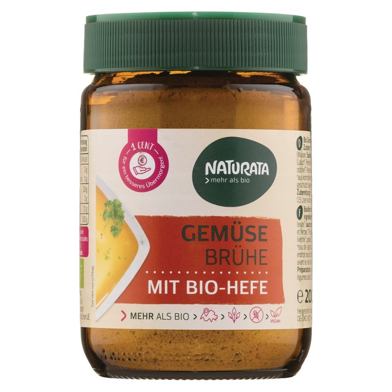 NATURATA Gemüsebrühe mit Bio-Hefe - Produktbild