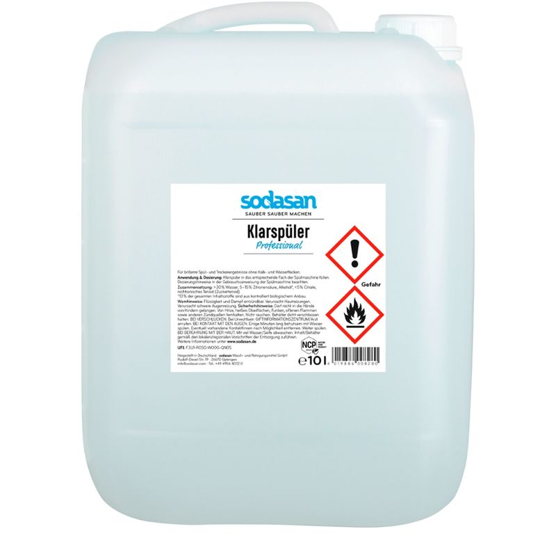 sodasan Klarspüler Professional - Produktbild
