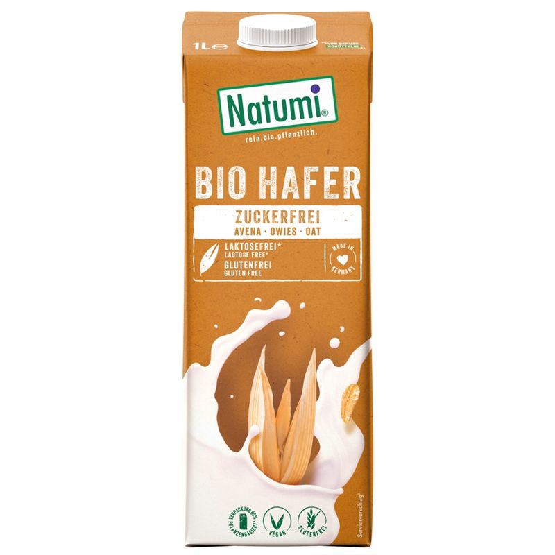 Natumi Getränk auf glutenfreiem, fermentiertem Hafer, UHT - Produktbild