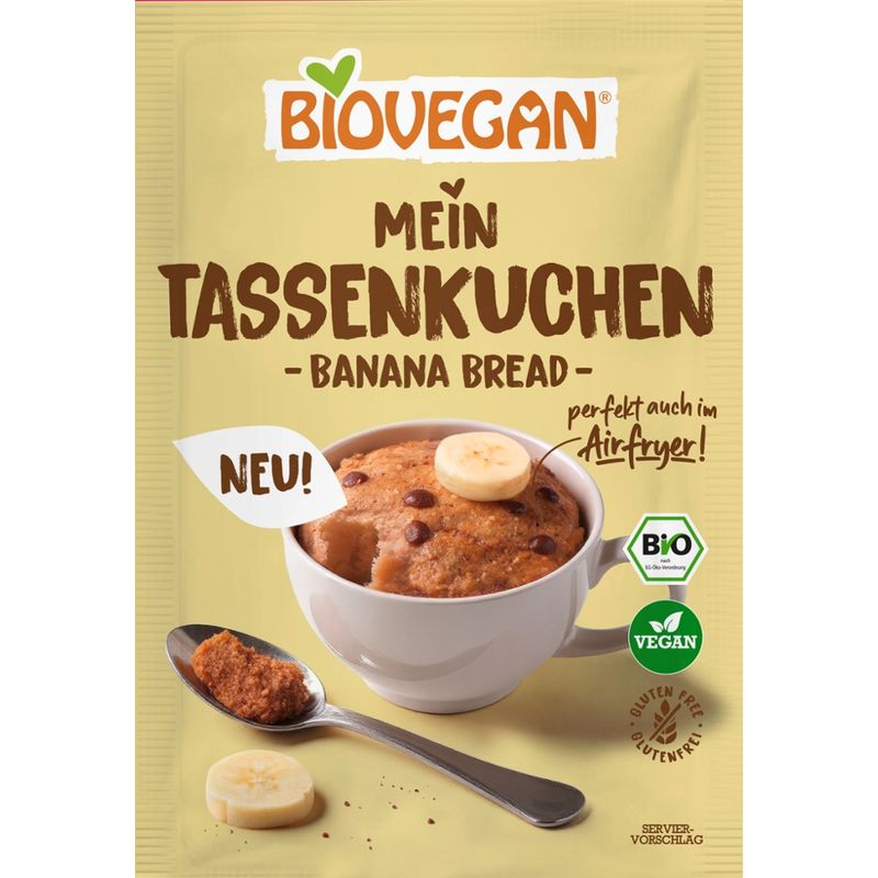 Biovegan Mein Tassenkuchen Banana Bread, BIO - Produktbild