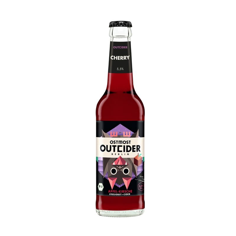 OSTMOST OSTMOST OUTCIDER Bio Streuobst Cider Cherry 5,5% - Produktbild