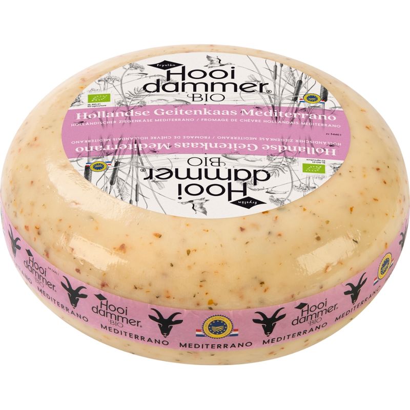 Hooidammer Hooidammer Käsezubereitung aus Holländischem Bio Ziegenschnittkäse Mediterrane Kräuter 4/5kg mindestens 50% Fett i. Tr. - Produktbild