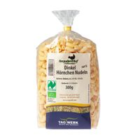 Dinkel Hörnchen Nudeln mit Ei - Produktbild