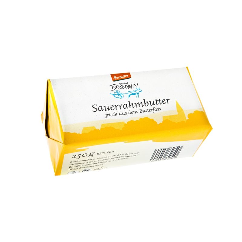 Ökodorf Brodowin Demeter Sauerrahmbutter - Produktbild