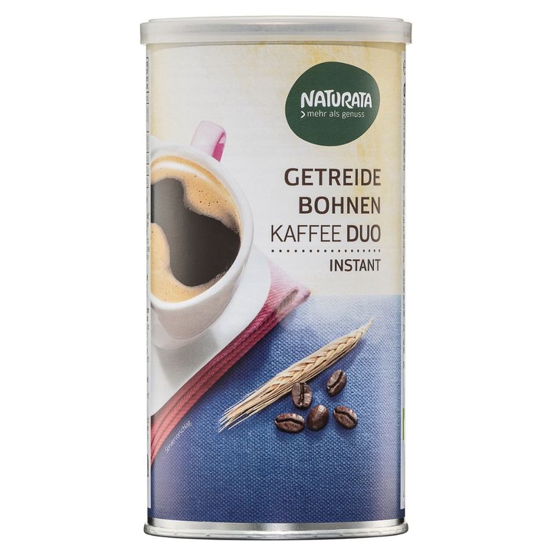 NATURATA Getreide-Bohnenkaffee Duo, instant - Produktbild